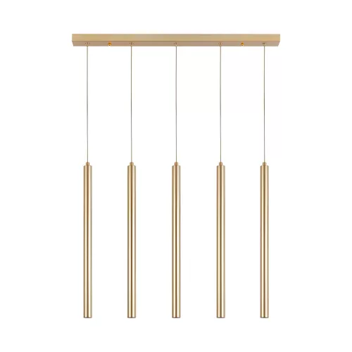 BRY-G007S-1H-5xG9-GLD-PENDANT LIGHT