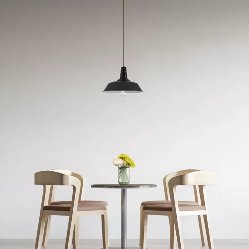BRY-P003R-1H-1xE27-BLC-PENDANT LIGHT