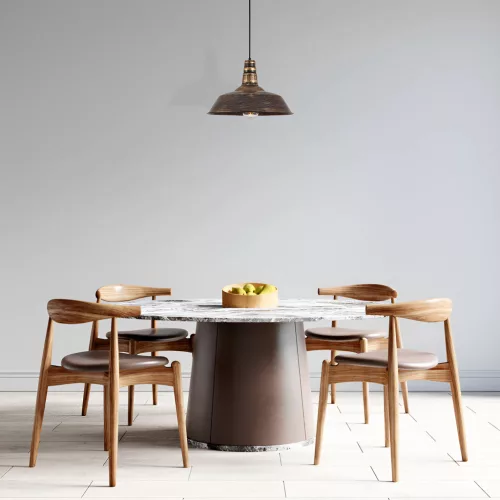 BRY-P003R-1H-1xE27-BRZ-PENDANT LIGHT