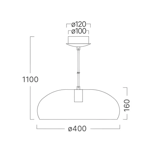 BRY-P007R-1H-1xE27-WHT-PENDANT LIGHT