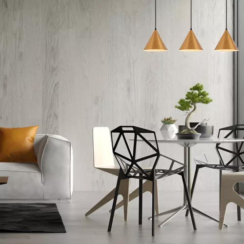 BRY-P010S-3H-3xE27-GLD-PENDANT LIGHT