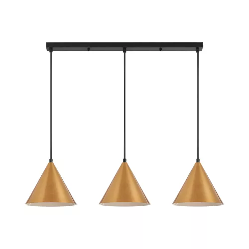 BRY-P010S-3H-3xE27-GLD-PENDANT LIGHT