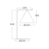 BRY-P010T-1H-1xE27-GLD-TABLE LAMP