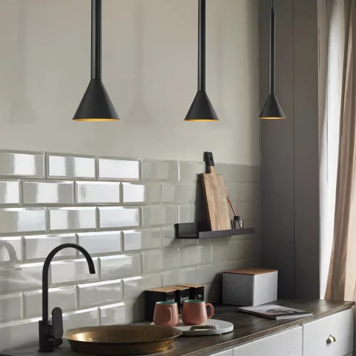 BRY-P011R-1H-1xGU10-BLC-PENDANT LIGHT