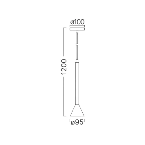 BRY-P011R-1H-1xGU10-BLC-PENDANT LIGHT