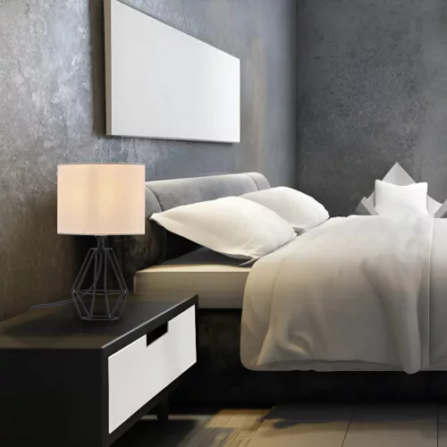 BRY-F001T-1H-1xE14-WHT-TABLE LAMP