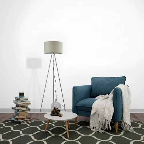 BRY-F003T-1H-1xE27-GRY-FLOOR LAMP