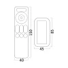 BRY-RMT-RGBW CONTROLLER 12/24VDC-5CHN