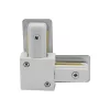 BRY-L-2WRS-WHT-TRACK RAIL CONNECTOR