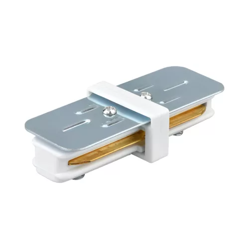 BRY-MIDDLE-2WRS-WHT-TRACK RAIL CONNECTOR