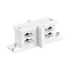 BRY-MIDDLE-4WRS-WHT-TRACK RAIL CONNECTOR