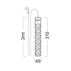 BRY-XLINE-6WAY-EU-3x1,5mm2-3M-EXT.SOCKET