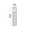 BRY-XLINE-4WAY-EU-SWC-W/O CABLE-EXT.SOCKET