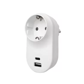 BRY-XLINE-TR1-17W-1WAY-USBA/C-3.4A-W/CP-EU-SOCKET