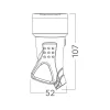 BRY-IPLINE-TPF02-W/COVER-TPE-IP44-FEMALE SOCKET