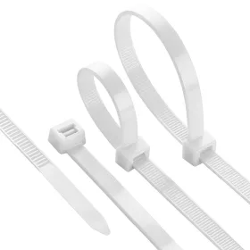 BRY-2,5x100mm-100pcs/bag-PA66-WHT-CABLE TIES