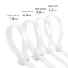 BRY-2,5x150mm-100pcs/bag-PA66-WHT-CABLE TIES