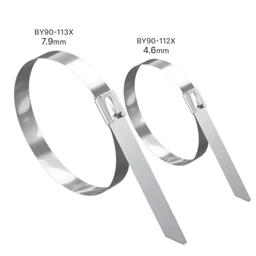 BRY-4,6x200mm-50pcs/bag-304 SS-SLV-CABLE TIES