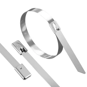 BRY-4,6x360mm-50pcs/bag-304 SS-SLV-CABLE TIES