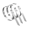 BRY-4,6x360mm-50pcs/bag-304 SS-SLV-CABLE TIES