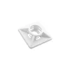 BRY-19x19mm-100pcs/bag-PA66-WHT-CABLE TIES MOUNT PAD