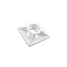 BRY-19x19mm-100pcs/bag-PA66-WHT-CABLE TIES MOUNT PAD