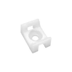 BRY-17,6x12,9-100pcs/bag-PA66-WHT-CABLE TIES SCREW MOUNT