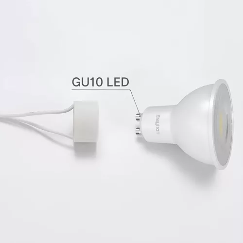 BRY-GU10-15CM-CRM-CERAMIC LAMPHOLDER