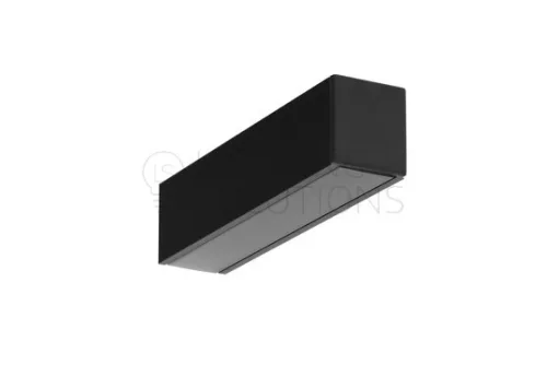 TOPMET LED-profil LINEA20 EF/TY 2000 mm eloxált fekete