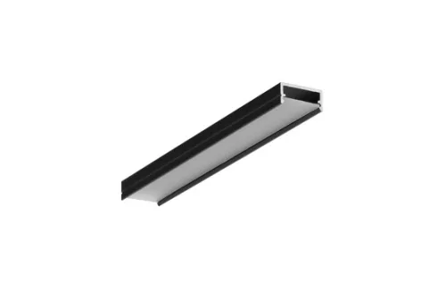TOPMET LED-profil BEGTON12 J/S 2000 mm eloxált fekete