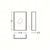 TOPMET rögzítő S flexible inox - kiszerelés (1 pár)
