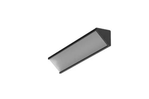 TOPMET LED profil CABI12 E 2000 mm fekete eloxált - kiszerelés (1 pár)