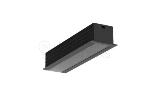 TOPMET LED-profil LINEA-IN20 EF/U7 1000 mm eloxált fekete