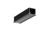 TOPMET LED-profil LINEA-IN20 EF/U7 2000 mm eloxált fekete