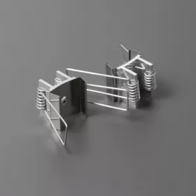 mounting plate U7 spring inox /plastic bag [2pcs]
