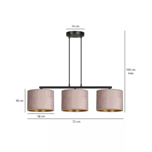 HILDE 3 BL ROSE