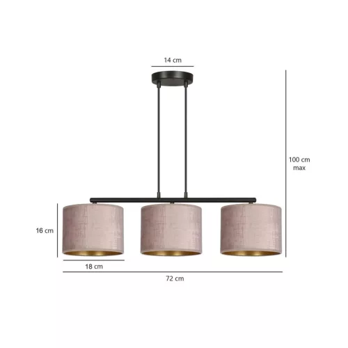 HILDE 3 BL ROSE