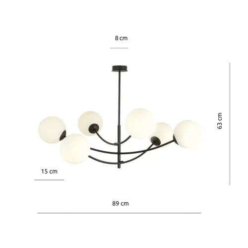 HUNTER 6 BLACK/OPAL