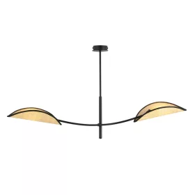 LOTUS 2 BLACK/RATTAN