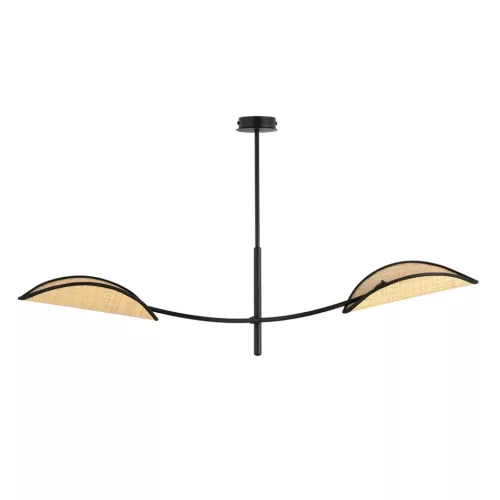 LOTUS 2 BLACK/RATTAN