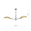 LOTUS 2 BLACK/RATTAN