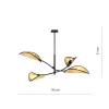 LOTUS 4 BLACK/RATTAN