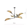 LOTUS 6 BLACK/RATTAN