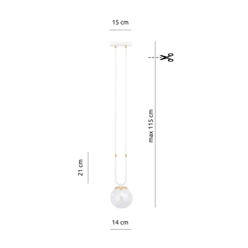 GLAM 1 WHITE/TRANSPARENT