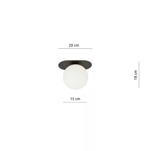 PLAZA 1 BLACK/OPAL