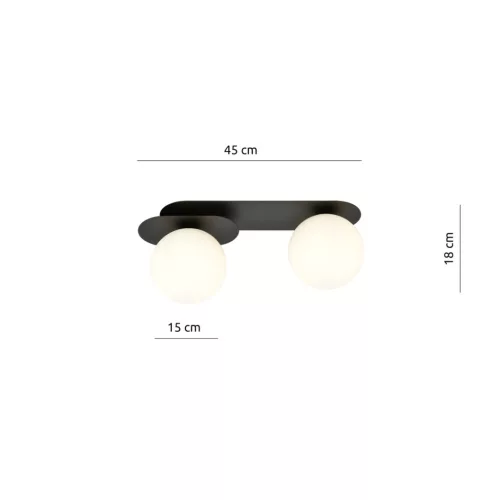 PLAZA 2 BLACK/OPAL