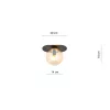 PLAZA 1 BLACK/MIODOWY