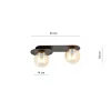 PLAZA 2 BLACK/MIODOWY