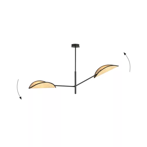 VENE 2 BLACK/RATTAN