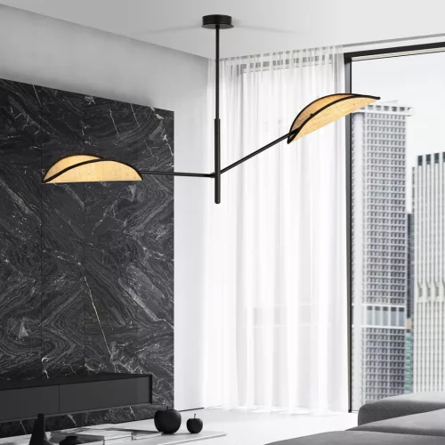 VENE 2 BLACK/RATTAN